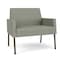 Lesro Mystic Lounge Reception Bariatric Chair, Bronze, OH Eucalyptus Upholstery ML1401 - alternate 1